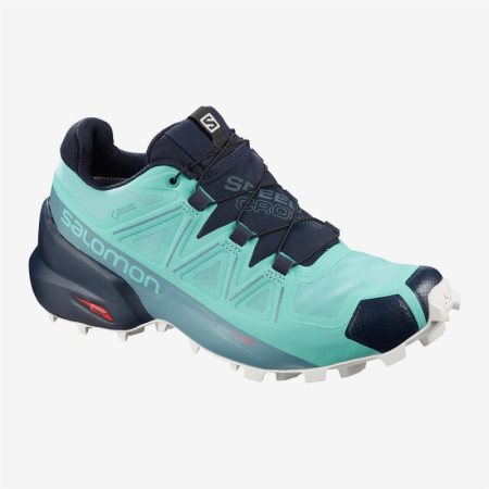 Salomon SPEEDCROSS 5 GTX W Womens Trail Running Shoes Turquoise | Salomon South Africa